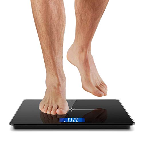 NUTRI FIT Extra-Wide/Ultra-Thick Digital Body Weight Bathroom Scale with 3 In...