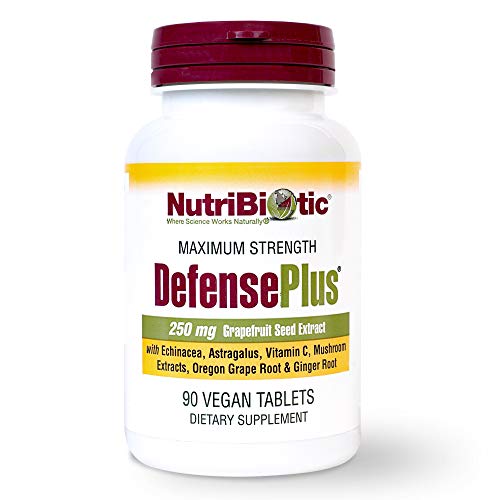 NutriBiotic – DefensePlus, 90 Tablets | 11 in 1 Immune Support with Vitamin C...