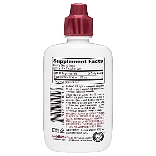 NutriBiotic – GSE, 2 Oz Liquid | The Original Grapefruit Seed Extract Premium...