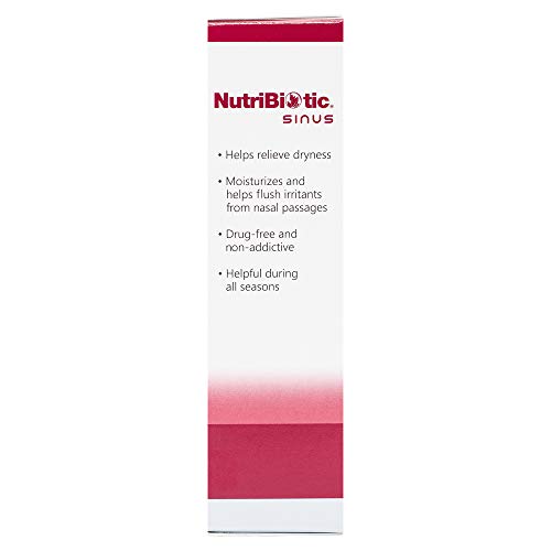 NutriBiotic Nasal Spray 1 Fl Oz | Nasal Lubricant with Grapefruit Seed Extrac...