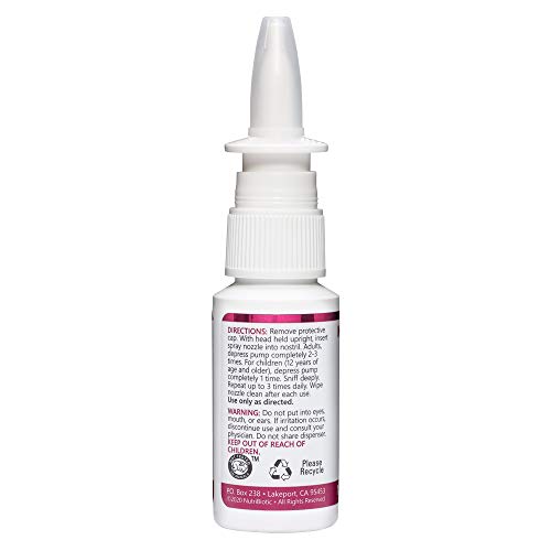 NutriBiotic Nasal Spray 1 Fl Oz | Nasal Lubricant with Grapefruit Seed Extrac...