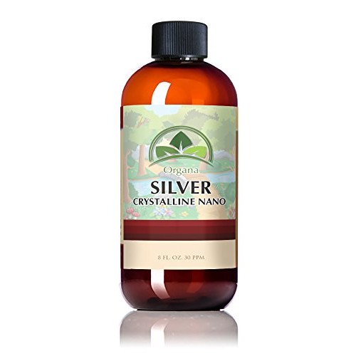 Organa Crystalline Nano Colloidal Silver - 30 PPM - 8 oz Bottle
