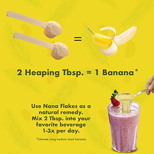 Nana Flakes 100% Pure Banana Flakes Medical Food Powder - Decrease Fat Intake...