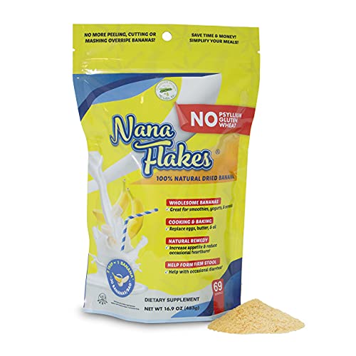 Nana Flakes 100% Pure Banana Flakes Medical Food Powder - Decrease Fat Intake...