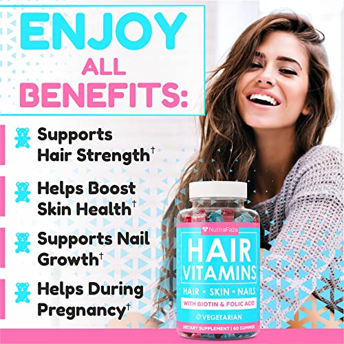 Hair Growth Vitamins with Biotin 5000 mcg, Fоlіc Аcіd, Vitаmin А,D - Hair Ski...