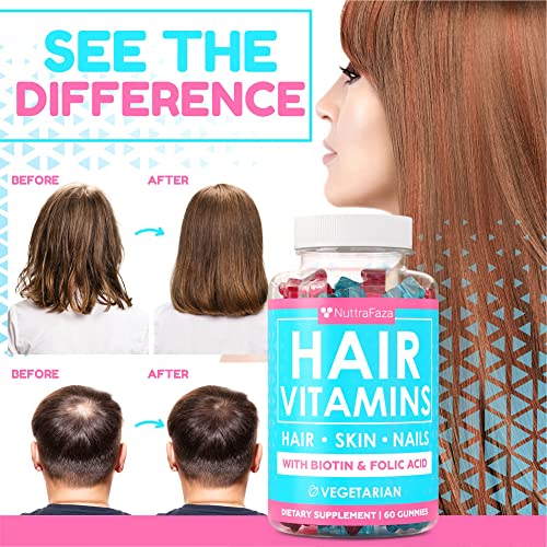 Hair Growth Vitamins with Biotin 5000 mcg, Fоlіc Аcіd, Vitаmin А,D - Hair Ski...