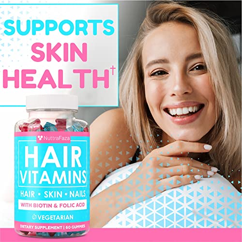 Hair Growth Vitamins with Biotin 5000 mcg, Fоlіc Аcіd, Vitаmin А,D - Hair Ski...