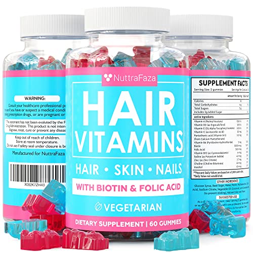 Hair Growth Vitamins with Biotin 5000 mcg, Fоlіc Аcіd, Vitаmin А,D - Hair Ski...