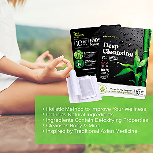 Nuubu | Premium Deep Cleansing Foot Pads for Stress Relief, Better Sleep & Fo...