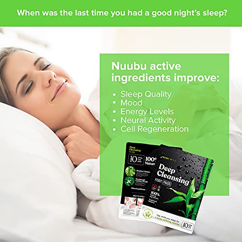 Nuubu | Premium Deep Cleansing Foot Pads for Stress Relief, Better Sleep & Fo...
