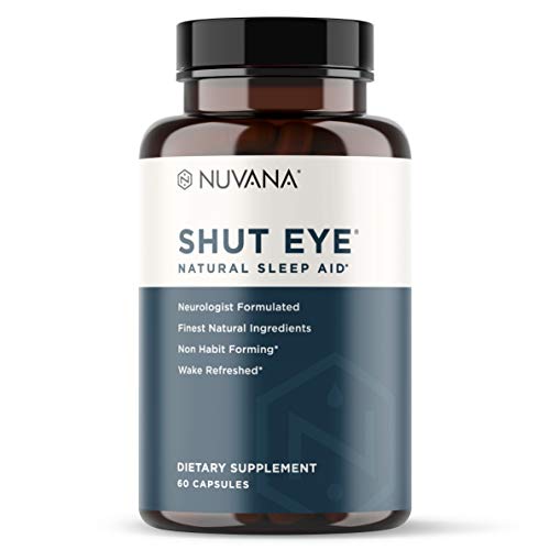Shut Eye Natural Sleep Aid | Herbal Relaxation Supplement Made with Valerian ...