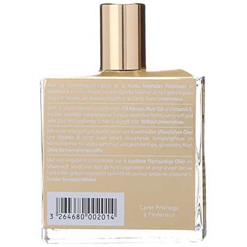 NUXE Huile Prodigieuse Multi-Purpose Dry Oil, 1.6 Fl oz