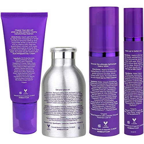 NxN Total Moisture 4-Step Anti-Aging Treatment & Dry Skin Facial System, Skin...