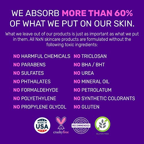 NxN Total Moisture 4-Step Anti-Aging Treatment & Dry Skin Facial System, Skin...