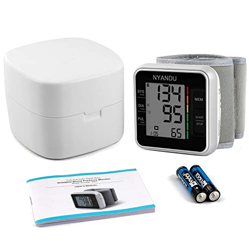 Blood Pressure Monitor, NYANDU Wrist BP Monitor Irregular Heart Beat Detectio...