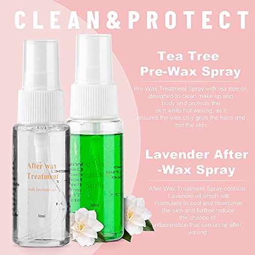 Waxing Kit, NYANDU Digital Wax Warmer for Women Men Coarse Hair Removal Wax B...