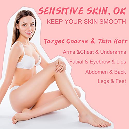 Waxing Kit, NYANDU Digital Wax Warmer for Women Men Coarse Hair Removal Wax B...