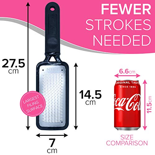 Genuine feet Scrubber Dead Skin Remover for feet (Large) Foot File Callus Rem...