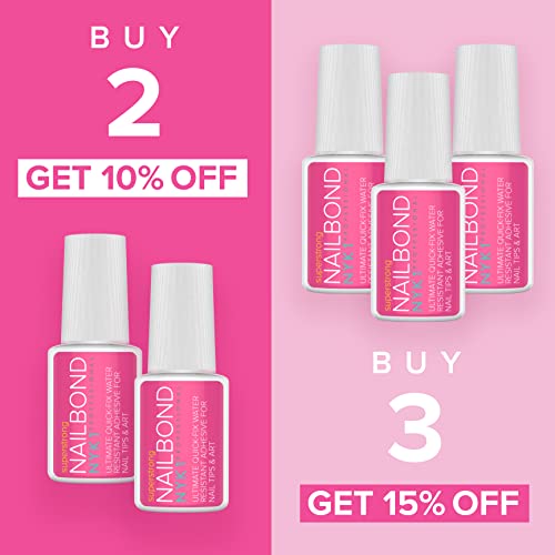 Super Strong Nail Glue For Acrylic Nails, Nail Tips and Press on Nails (8ml) ...