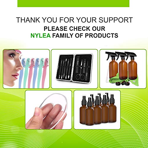 6 Pack Nylea Eyebrow Razor Trimmer [Extra Precision] Disposable Facial Hair S...