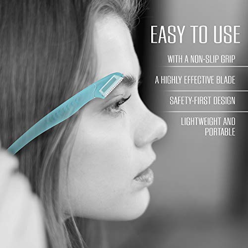 6 Pack Nylea Eyebrow Razor Trimmer [Extra Precision] Disposable Facial Hair S...