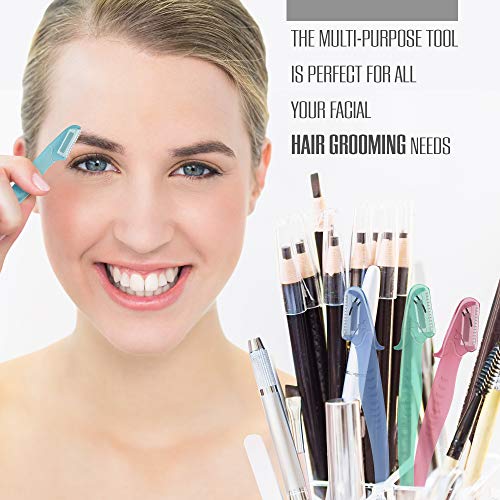 6 Pack Nylea Eyebrow Razor Trimmer [Extra Precision] Disposable Facial Hair S...