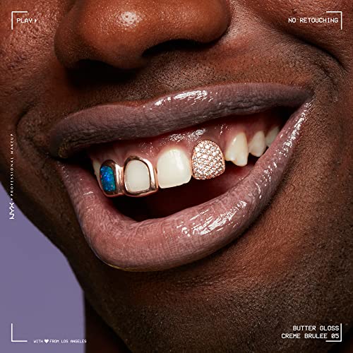 NYX PROFESSIONAL MAKEUP Butter Gloss - Creme Brulee, Natural , 0.27 Fl Oz (Pa...