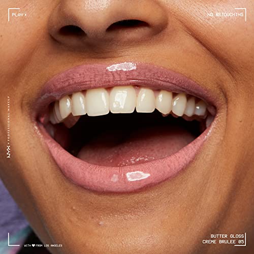 NYX PROFESSIONAL MAKEUP Butter Gloss - Creme Brulee, Natural , 0.27 Fl Oz (Pa...