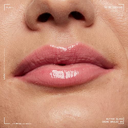 NYX PROFESSIONAL MAKEUP Butter Gloss - Creme Brulee, Natural , 0.27 Fl Oz (Pa...