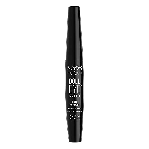 NYX PROFESSIONAL MAKEUP Doll Eye Mascara, Volume, Black