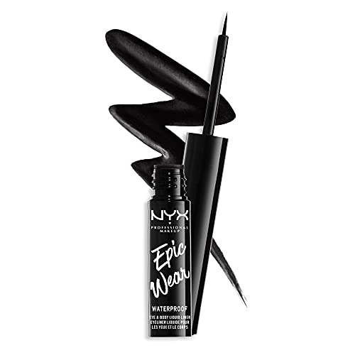NYX PROFESSIONAL MAKEUP Epic Wear Liquid Liner, Long-Lasting Waterproof Matte...
