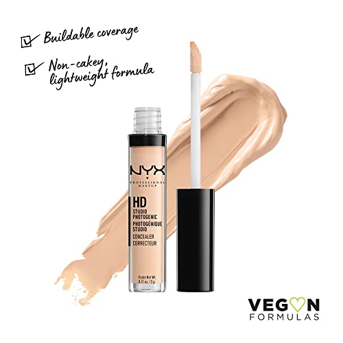NYX PROFESSIONAL MAKEUP HD Studio Photogenic Concealer Wand, Medium Coverage ...