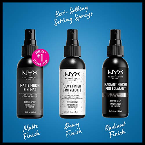 NYX PROFESSIONAL MAKEUP Makeup Setting Spray, Matte Finish , 2.03 Fl Oz (Pack...
