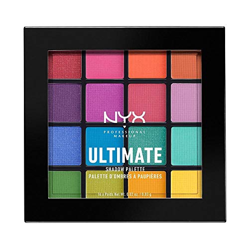 NYX PROFESSIONAL MAKEUP Ultimate Shadow Palette, Eyeshadow Palette, Brights