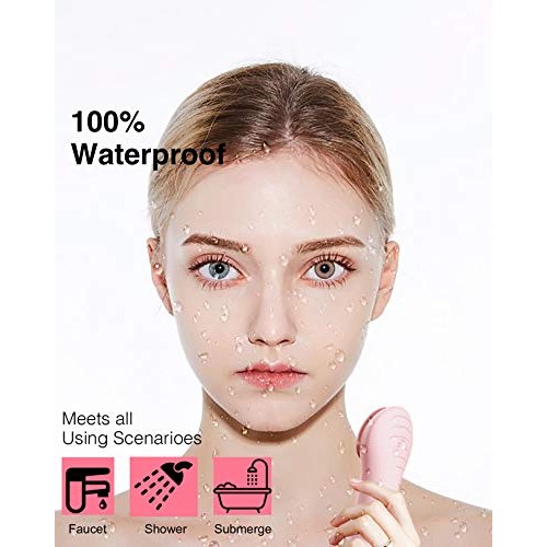 Sonic Facial Cleansing Brush, Waterproof Electric Face Cleansing Brush Device...
