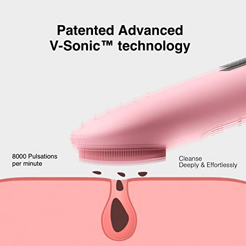 Sonic Facial Cleansing Brush, Waterproof Electric Face Cleansing Brush Device...