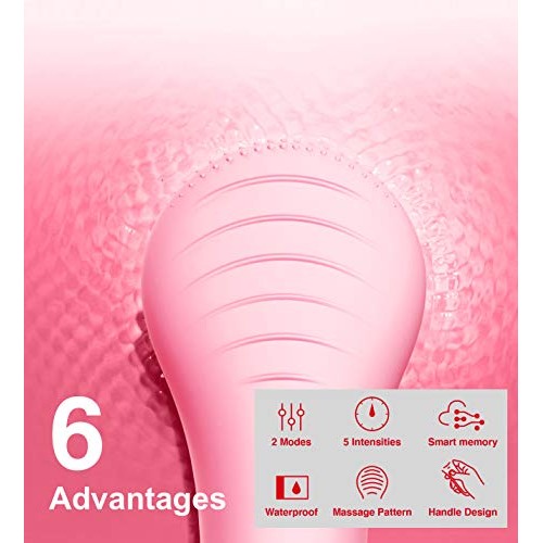 Sonic Facial Cleansing Brush, Waterproof Electric Face Cleansing Brush Device...