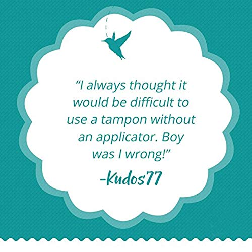 o.b. Applicator Free Digital Tampons, Super Plus - 40 Count, saSAXDS