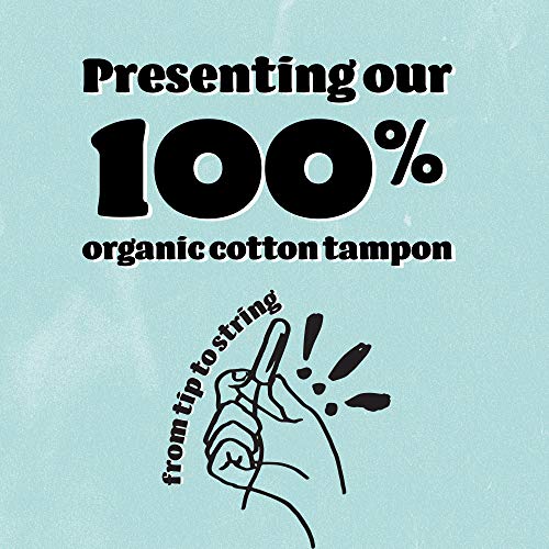 o.b. Organic Tampons, Made with 100% Organic Cotton, Proven 8 Hour Leak Prote...