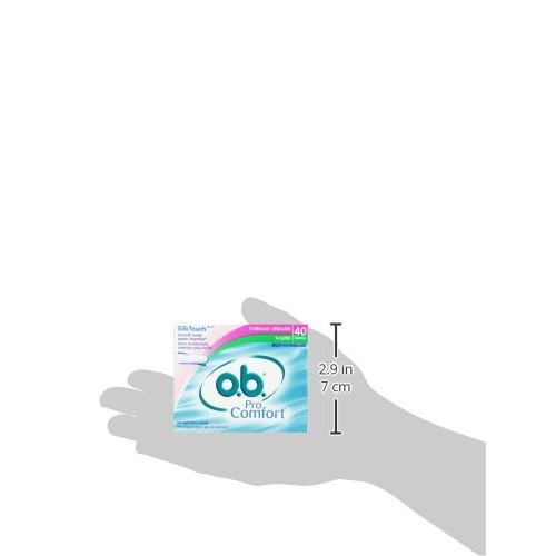 o.b. Pro Comfort Applicator Free Digital Tampons, Regular and Super Multi-Pac...
