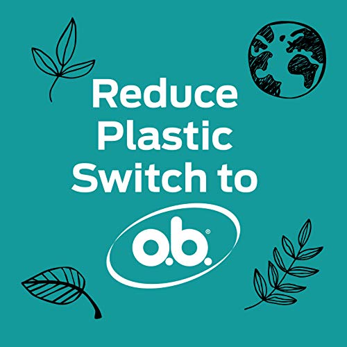 o.b. Pro Comfort Applicator Free Digital Tampons, Regular and Super Multi-Pac...