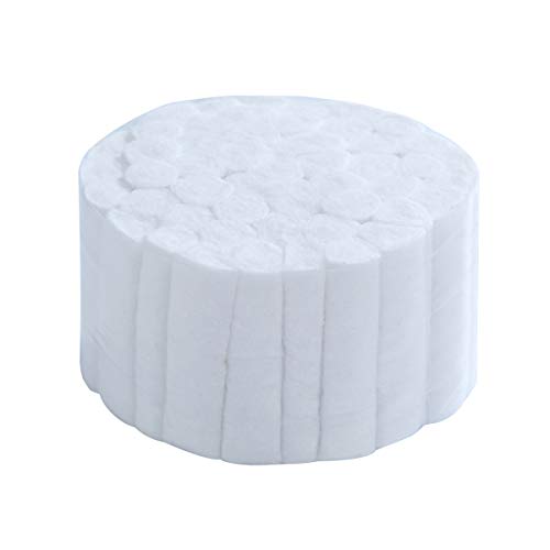 100 Count Cotton Rolls #2 Medium 1.5" Dental Gauze Cotton Rolls Non-Sterile 1...
