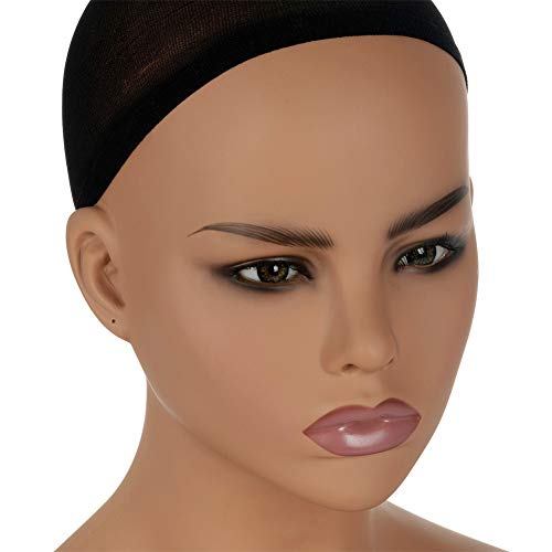 2021 Pop Sell Wig Head Bust Mannequin Head with shoulders for wigs, Display W...