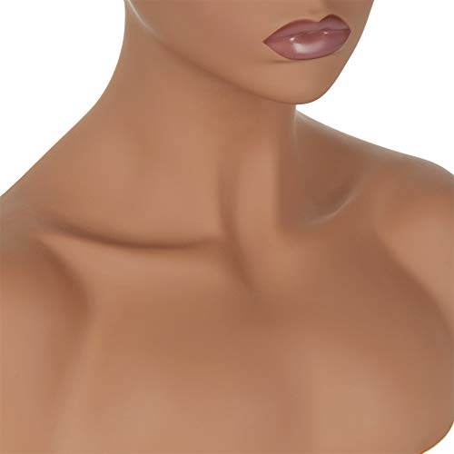 2021 Pop Sell Wig Head Bust Mannequin Head with shoulders for wigs, Display W...