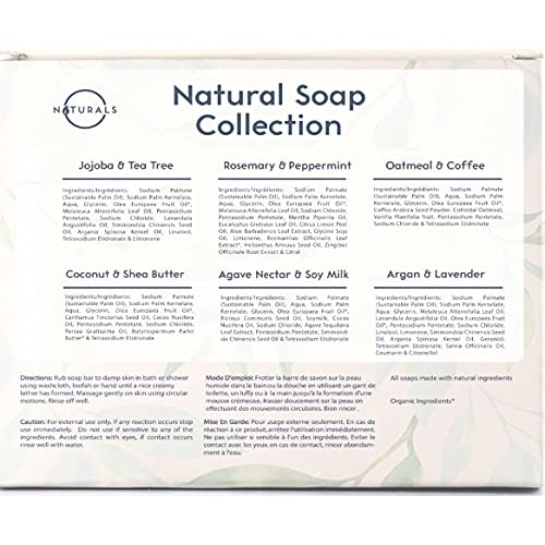 O Naturals 6 Piece Moisturizing Body Wash Bar Soap Collection. Face Soap Acne...
