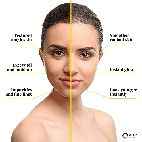 ORG Peel Off Face Cleanser for Gentle Exfoliation and Glowing Skin - Korean S...