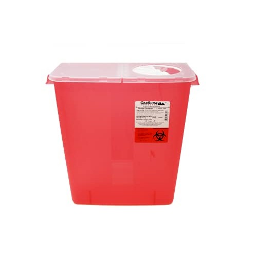 Oakridge 3 Gallon Size Needle and Syringe Sharps Disposal Container