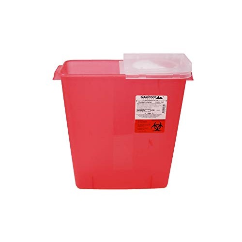 Oakridge 3 Gallon Size Needle and Syringe Sharps Disposal Container