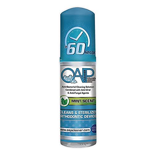 Foam Retainer Cleaner, Aligner, Invisalign, Denture, and Mouth Guard Cleaner ...