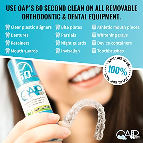 OAP Cleaner - Cleans and Sterilizes Removable Dental and Ortho Appliances - F...